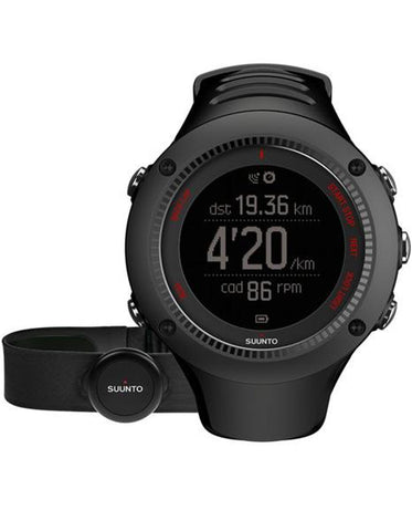 Suunto Ambit 3 Run Black - GPS - Mobile Connection - Heart Rate Belt - SS021257000