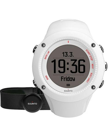 Suunto Ambit 3 Run White - GPS - Mobile Connection - Heart Rate Belt - SS021259000