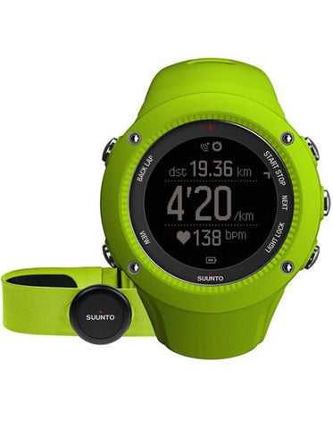 Suunto Ambit 3 Run Lime (HR) - GPS - Mobile Connection - Heart Rate Belt - SS021261000