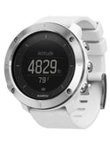 Suunto Traverse White - Stainless Steel Bezel- White Silicone Strap - SS021842000