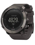 Suunto Traverse Graphite - Stainless Steel Bezel - Black Silicone Strap - SS022226000