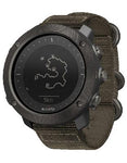 Suunto Traverse Alpha Foliage Hunting / Fishing Watch - Olive Drab Fabric Strap - SS022292000