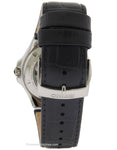 Seiko Mens Coutura Open Heart Automatic - Stainless - Black Leather Strap - 100m - SSA313C