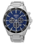 Seiko Solar Mens Chronograph - Blue Dial - Stainless Steel - Bracelet - Date - SSC445_d703a57b-1a84-4ff3-ba45-ee3c93993224