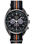 Seiko Men's Chronograph Recraft -  Solar -  Black Ion Plated - Date -Nylon Strap - SSC669_da50884f-b1fa-47d8-905d-f22ec6c04574