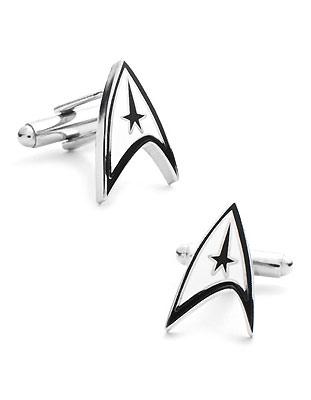 Star Trek Classic Star Fleet Communicator Insignia Cufflinks - Rhodium Plated - ST-SHD-SL_f8cf4ee8-7a6d-4727-859c-ba5033daec9d