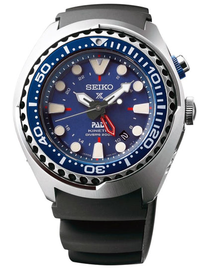 Seiko Prospex Kinetic PADI Special Edition - Blue Dial - Black Silicone Strap - SUN065