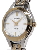 Seiko Solar Ladies Watch - White Dial - Two-Tone Case and Bracelet - 30M WR - SUP210A_96f5a3c0-3186-46b5-b5b3-065836c6e920