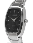 Seiko Solar Ladies Dress Watch - Tonneau-Shaped Case - Stainless - Black Dial - SUP259A_1dd9f4ac-e4c4-4ac8-89eb-e22866b273bb