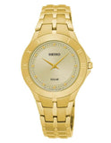 Seiko Womens Recraft Solar Watch - Champagne Dial - Gold-Tone - Bracelet - SUP310_5eafc1a0-a992-4b72-9025-7e8325e7b108