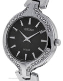 Seiko Solar Ladies Recraft 32 Crystal Dress Watch - Stainless - Black Dial - SUP345A_d03f92bb-c36e-4de8-951a-02b7fe3de0f5