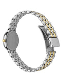 Seiko Womens Solar Dress Watch - Two-Tone - Silver / White Dial - Bracelet - SUP349B