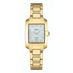 Seiko Solar Ladies Square Diamond Watch - Gold-tone -  Mother of Pearl Dial - SUP378_359980ae-7c92-4d4f-a22a-fc939d52ec08