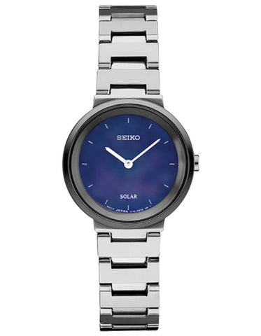 Seiko Womens Essential Contemporary Watch- Stainless Steel - Blue MOP - Bracelet - SUP385_9c39a120-529c-4dab-901a-822e94b2f8ec