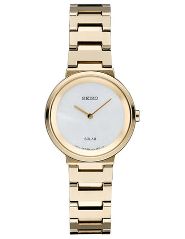 Seiko Womens Essential Watch- Gold-Tone - White Mother of Pearl Dial - Bracelet - SUP386_137c1d49-98d0-443f-9852-4bc5b0f166ab