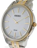 Seiko Solar Mens Slimline - White Dial - Two-Tone - Bracelet - 30m - SUP864A_2e70375c-706e-4ef1-aa9c-01bc91d24edd