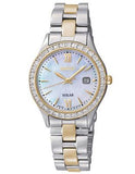 Seiko Solar Womens Crystal Watch - Mother of Pearl Dial - Two-Tone - SUT074_a6a68cdc-9b23-456c-817b-5041b9a1260b