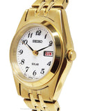 Seiko Solar Day/Date Ladies Watch - White Dial - Gold-Tone Case and Bracelet - SUT118A_161dde79-3a3d-4cb8-9582-8bee64185cb4