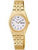 Seiko Solar Day/Date Ladies Watch - White Dial - Gold-Tone Case and Bracelet - SUT118_7ad9bbd3-20bd-4d47-a252-74d4774138c8