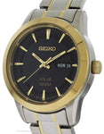 Seiko Solar Ladies Sporty Dress Watch - Two-Tone - Black Dial - Day/Date - SUT166A_f0ed4725-aa20-4f90-90d1-5c2db20be1d3