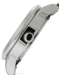 Seiko Solar Ladies Railroad Style Sporty Dress Watch - White Dial - Stainless - SUT167B