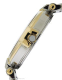 Seiko Solar Recraft Ladies Watch - Two-Tone - White Dial - Date - Bracelet - SUT174B