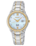 Seiko Solar Ladies Diamond Watch - Two-Tone Case & Bracelet - MOP Dial - 100M WR - SUT214_0781f065-3d1f-4649-8f39-bf76bd016a4d