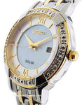 Seiko Womens Solar Classic Diamond Dress Watch - Two-Tone - Mother of Pearl - SUT278A_8467f169-187e-405f-9ab1-04b81a10c883