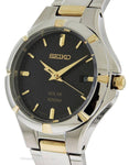 Seiko Solar Ladies Sport Dress Watch - Black Dial - Two-Tone - Date - Bracelet - SUT316A_2d1530a8-11a5-4034-a038-138e3cc3643f