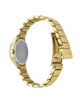 Seiko Womens Solar Diamond Dress Watch - Gold-Tone Mother of Pearl - Date - SUT320B