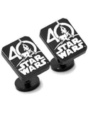 Star Wars 40th Anniversary Cufflinks - Black Plated - Enamel - SW-40-BKA_4a3c2980-405e-44bc-afc0-a6263e93252c