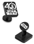 Star Wars 40th Anniversary Cufflinks - Black Plated - Enamel - SW-40-BK_53fa210a-7169-4eaf-aeea-186b6b2727ff