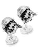 Star Wars Captain Phasma 3D Cufflinks - Logo Swivel Closure - SW-CPTPH-3DA