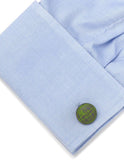 Star WarsDeath Star Blueprint Plans Cufflinks - Green & Grey - SW-DSRO-BKB