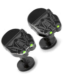 Star Wars Death Trooper Helmet Cufflinks - Black With Enamel - SW-DTH-BKA