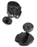 Star Wars Death Trooper Helmet Cufflinks - Black With Enamel - SW-DTH-BK