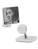 Star Wars Princess Leia & Han Solo; I Love You. I Know. Cufflinks - Silver Tone - SW-ILYIK-SLA_b7dc3c74-fe12-4b73-8308-b0c0f2622dcb