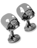 Star Wars 3D K-2SO Cufflinks - Gunmetal With Enamel - SW-K2S0-3DA