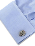 Star Wars Millenium Falcon 3D Cufflinks - Logo Swivel Closure - SW-MF7-3DB