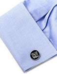 Star Wars May The Force Be With You Cufflinks - Black Enamel - Round - SW-MTF-SLB_100193e7-5866-4a3a-bced-ecc6f76239a1