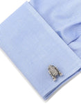 Star Wars R2D2 3D Cufflinks - Moving Head - Logo Swivel Closure - SW-R2MOV-3DB