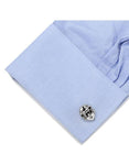 Star Wars Rebel Duo Cufflinks- Han Solo & Chewbacca- Stainless Steel & Enamel - SW-RDUO-SLB