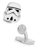 Star Wars Stormtrooper Helmet Cufflinks - White & Black Enamel - SW-STH-SL_3d17cbef-61aa-40ed-be4e-d6bc58b17692