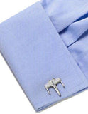 Star Wars X-Wing Starfighter Blueprint Cufflinks - Silver Tone - SW-XWS-BPB