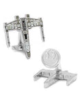Star Wars X-Wing Starfighter Blueprint Cufflinks - Silver Tone - SW-XWS-BP_e0b38d58-9b3a-4f6a-852e-48ed063cd35c