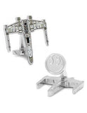 Star Wars X-Wing Starfighter Blueprint Cufflinks - Silver Tone - SW-XWS-BP_e0b38d58-9b3a-4f6a-852e-48ed063cd35c