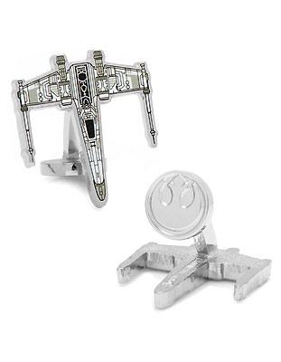 Star Wars X-Wing Starfighter Blueprint Cufflinks - Silver Tone - SW-XWS-BP_e0b38d58-9b3a-4f6a-852e-48ed063cd35c