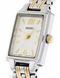 Seiko Ladies Stainless and Gold-Tone Watch - Rectangular White Dial - SXGL59A_3d04c3dc-1580-46b5-8702-2cf4a938493c