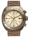 Szanto Mens 4100 Series Chronograph - Cream Dial - Bronze-Tone Case - Strap - SZ-4102_cf782234-b203-474e-8ce1-3c767796f6d5