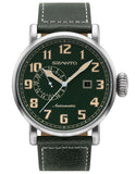 Szanto Mens 6100 Series Aviator Watch - Green Dial & Strap - 100m - Date - SZ-6104_f0ca0152-2dd4-4f4b-b9e4-c7d27812c4e5